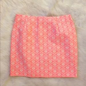 Gap pink and tan skirt